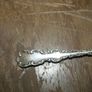 Vintage Sterling  bar spoon 9" Image 5