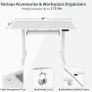 NEW SALE | Height Adjustable Electric Standing Desk with Keyboard Tray, 120 x 60 cm Sit Stand up Desk Image 6