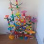 200 Piece Marble Run With Marbles .very Little Played With  .20 Euro Image 2