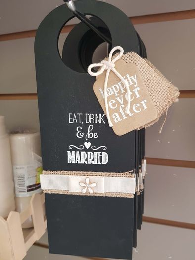 Handmade Door Hanger "Happy Ever After"