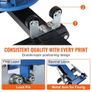Screen Printing Machine, 4 Color 4 Station 360 Rotable Silk Screen Printing Press, 21.2x17.7in / 54x45cm Screen Printing Press Image 6