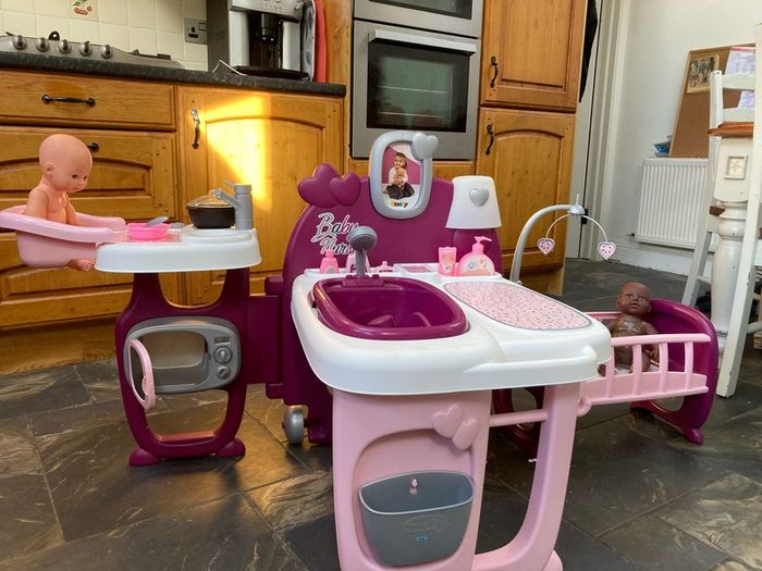 Smoby Baby Nurse 3-in-1 Baby Doll Play Centre with Accessories