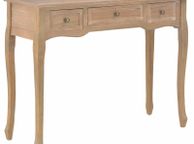 main image for ad Dressing Console Table with 3 Drawers Brown