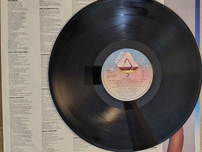 Whitney Houston - Whitney Vinyl LP (1987) Irish Pressing w/Inner Sleeve EX+