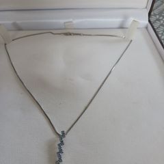 silver chain and pendant