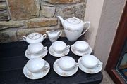 China floral tea set postage possible