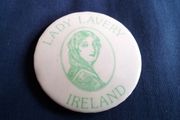 Vintage Lady Lavery button badge.
