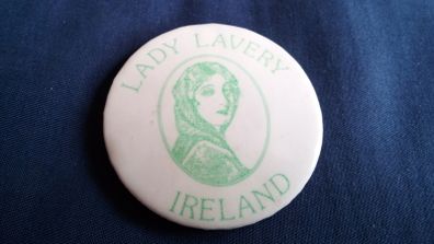 Vintage Lady Lavery button badge.