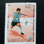 Laos soccer football world cup set stamps issues 1990 Image 6