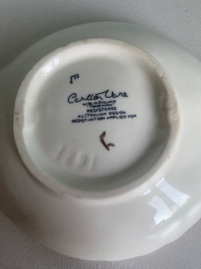 Vintage Carlton ware trinket dish
