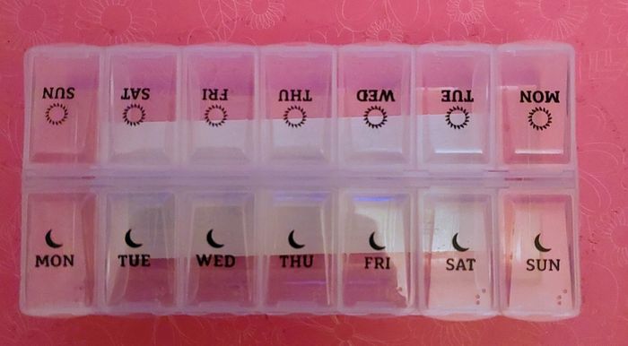 Weekly Tablet Box Organiser
