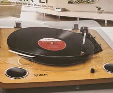 ION Max LP- conversion turntable with Stereo Speakers