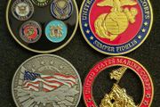 UNITED STATES, military challenge/ commerative coins.
