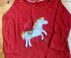 M&S Christmas glittery Top (12-18M)