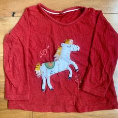 M&S Christmas glittery Top (12-18M)