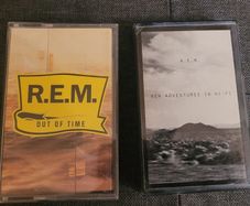 REM Out of Time & New Adventures in Hi-Fi cassette tapes
