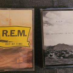 REM Out of Time & New Adventures in Hi-Fi cassette tapes