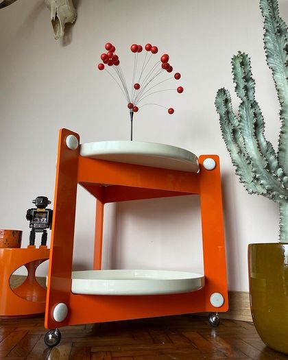 Mid century modern danish side table end table