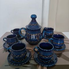 Vintage porcelain tea pot sets.