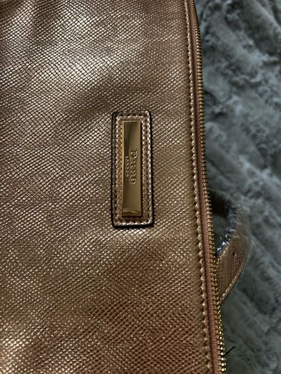 Dune Gold Snake Skin Waist Belt Bag New