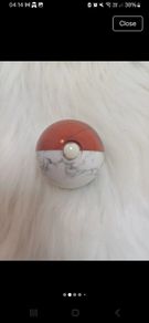 pokemon ball crystal carving
