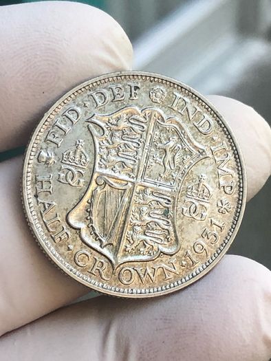 1931 Halfcrown George V Silver