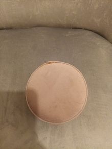 Blush velvet trinket /storage box