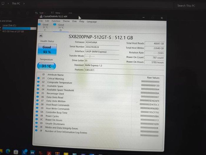 512GB Nvme Ssd Adata M.2 2280 Pcie 3.0 X4 3100/1600mb/s