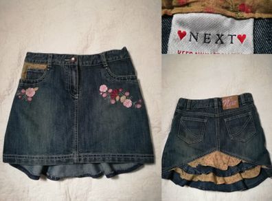 Next Blue Denim Skirt