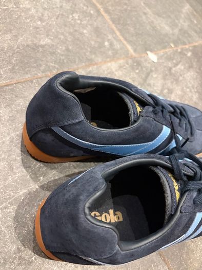 Gola Harrier Suede Navy Blue Trainers EU 46 UK 12 Unworn