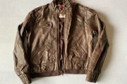 Girl's Brown Faux Leather Jacket | Size 8-9 yrs | Dunnes Stores