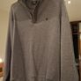 Polo Ralph Lauren Luxury Jersey Herringbone Quarter-Zip Pullover, Grey Image 2