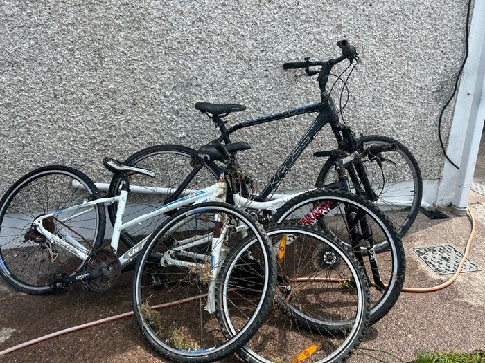 X3 bicycles for sale for parts or repair .