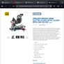 Erbauer EMIS254S mitre saw with stand Image 4