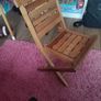 Kids wooden chair Image 2