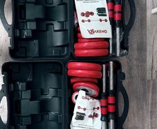 HAKENO Adjustable Dumbbell & Barbell Set (Brand New, Sealed Box)