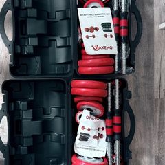 HAKENO Adjustable Dumbbell & Barbell Set (Brand New, Sealed Box)