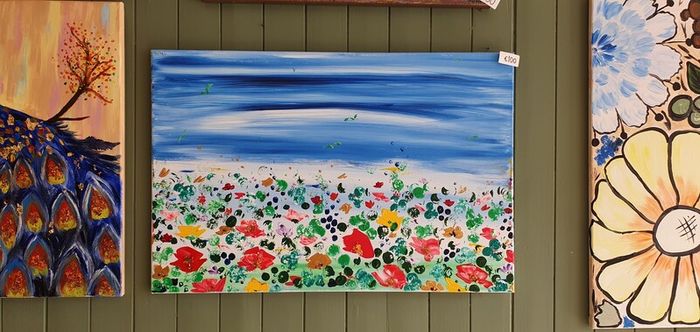 Original hand painted picture on canvas.