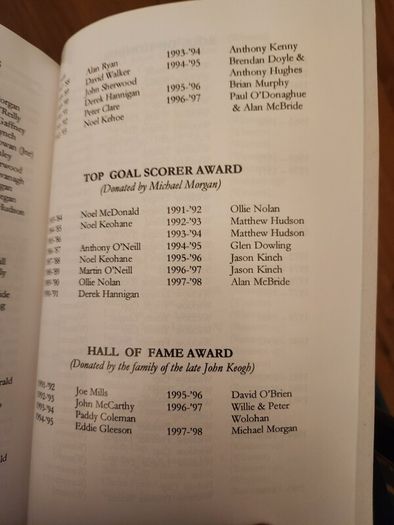 All For A Game.  A History Of  Arklow Town Football  Club 1948 -1998. Large Volume  First Edition Paperback In Very Good Condition.