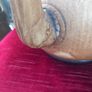 Pair of antique Bretby vases, repair to one arm, D18 Image 9