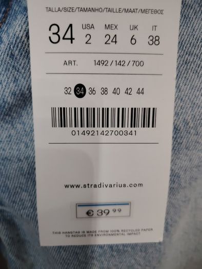 Stradivarius  Jeans Womens Size 34