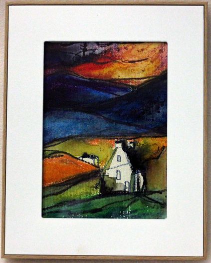 A5 size Aquarel Paintings in Frame