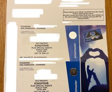 Kingfishr Tickets X 2 Marlay Park 19th June