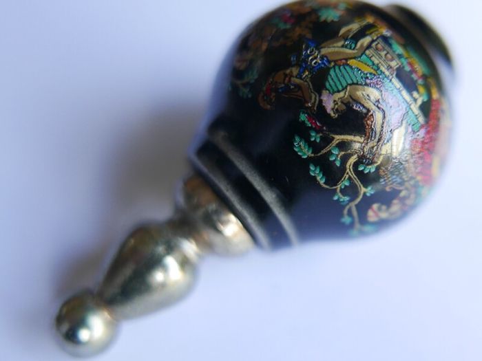 Vintage Miniature Pallini Greek Venus Perfume Bottle Handmade in Greece