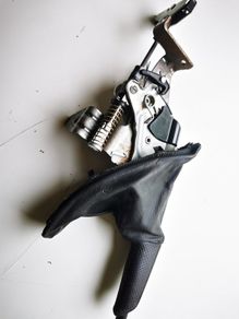 Bmw e91 Handbrake lever Handle (Black leather)