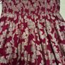 Christmas burgundy viscose Skirt Image 5