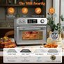 24L Air Fryer Oven With Rotisserie Large XXL Digital Knob 1800W 10 in 1 airfryer Countertop Convection Mini Oven electric and grill, Double-layered Glass Door, Full Accessory Set Image 5