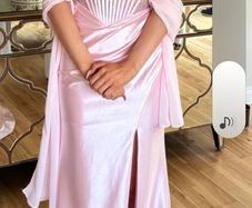 debs dress, pink xxxs