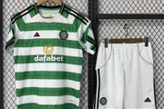 celtic kids football kit