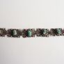 Vintage Egyptian silver tone scarab bracelet Image 5